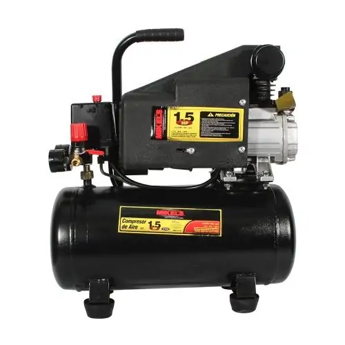 COMPRESOR DE AIRE 1.5 HP CON 19 ACC. NEUMATICOS